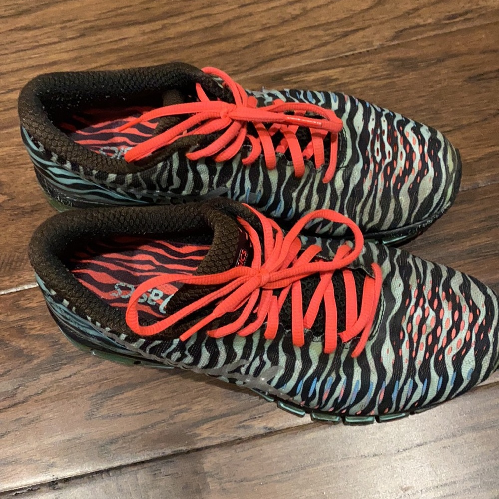 Gel Quantum 360 Zebra Turquoise Coral (Size 9)